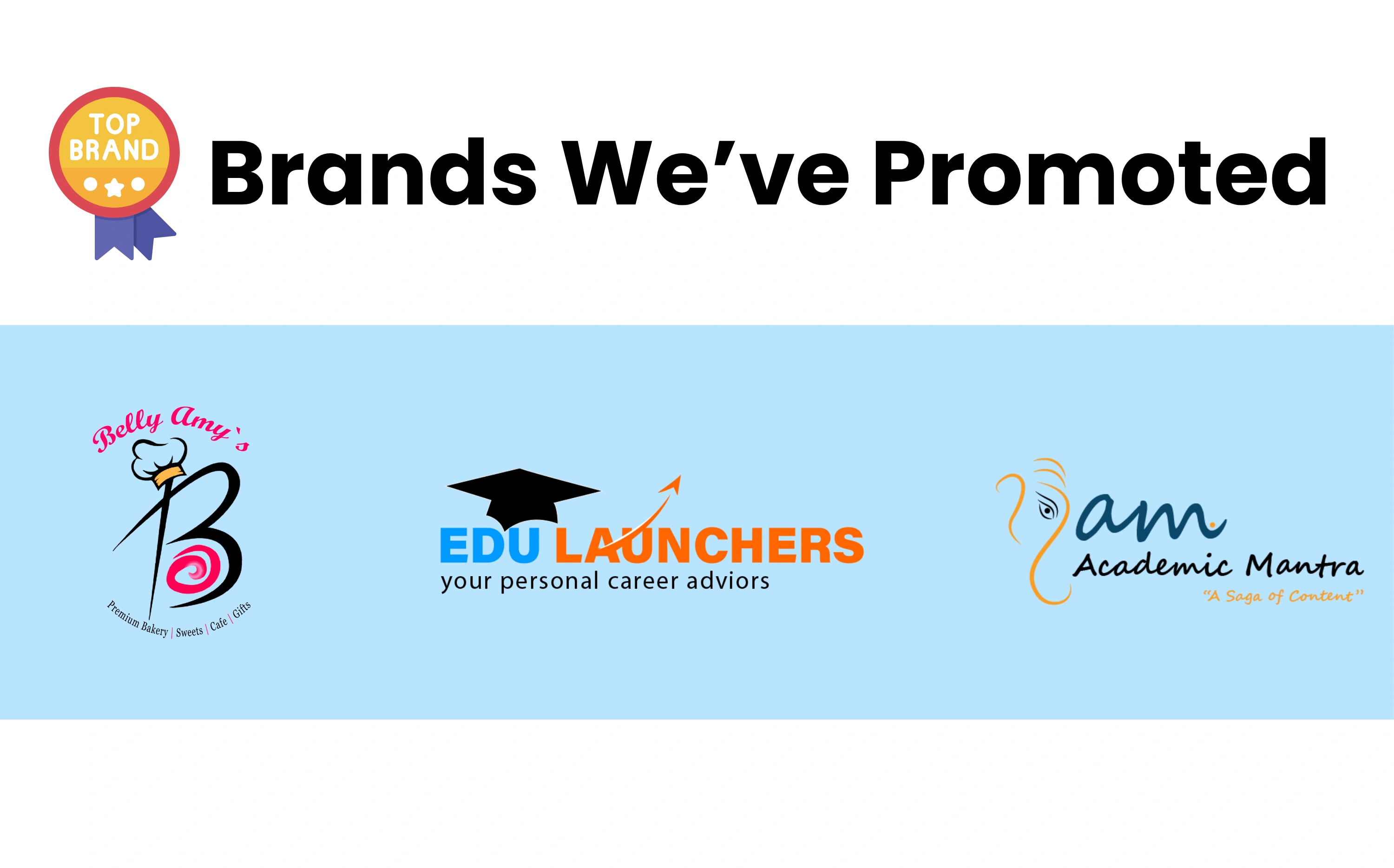 Brands we promoted